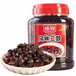 锦程风味豆豉1000g/瓶