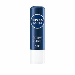 妮维雅男士润唇膏男士型4.8g持久保湿滋润补水无色无味防干裂