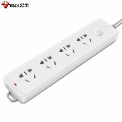 公牛（BULL）GN-410 四位一开排插 3米 （单位：个）