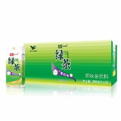 统一冰绿茶饮料250ml*24盒