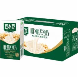 豆本豆 唯甄豆奶 植物蛋白营养饮品 原味早餐奶 250ml*24盒
