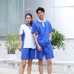 国产 中学生夏装运动服(短袖+短裤)