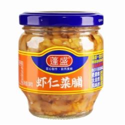 蓬盛 酱腌菜 虾仁菜脯 香脆萝卜干 小咸菜 早餐下饭菜 180g