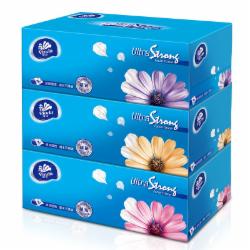 维达V2218盒抽纸巾 三层 3盒装 单位：条