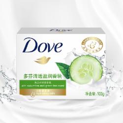 多芬(DOVE)香皂 清透盈润香块100g