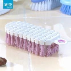 茶花CHAHUA 茶花洗衣刷洗鞋刷多用鞋刷清洁刷脸盆刷柔韧可弯曲无把手随机色