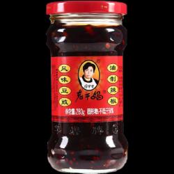 老干妈贵州特产陶华碧辣椒酱下饭菜 风味豆豉 280g