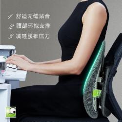 米乔 WP-0042B经典款 黑色 人体工学减压腰垫(办公/学习/车用)