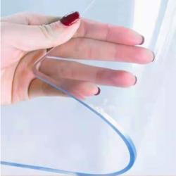 德居塑美 软玻璃免费定制PVC桌布防油防烫透明桌垫无味餐桌垫茶几垫水晶板 食品级磨砂2.0mm 40*60cm学生学校课桌垫