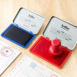 旗牌 EHJ-2 蓝色印台