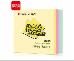 齐心(Comix) D6005 四色易事贴 76*76 80包/箱单位：箱