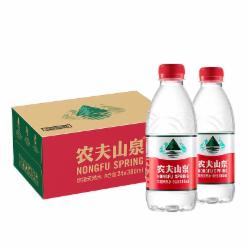 农夫山泉天然饮用水380ML*24瓶/箱单位：箱
