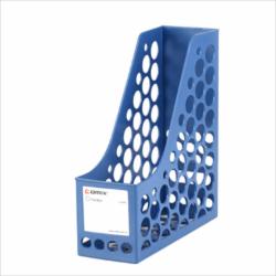 齐心(Comix) 牢固耐用单格文件栏/文件框/文件架 蓝色 A1083