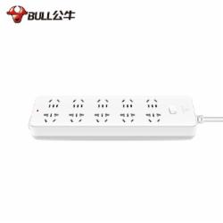 公牛（BULL）GN-218 十位一开排插 3米  单位：个