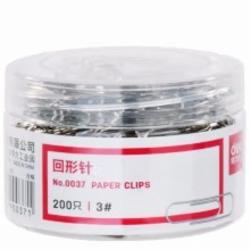 得力(deli)0037回形针29mm(200枚/筒)