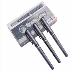 晨光MG中性笔1.00mm大容量加粗签字笔黑色AGP13604 12支/盒