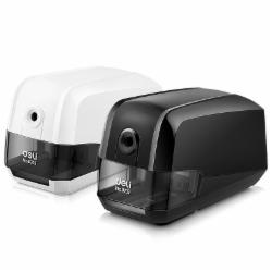 得力(deli)办公电动削笔机 大容量屑盒过热自动保护铅笔削笔器/转笔刀 0702