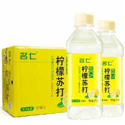  名仁 柠檬苏打水饮料 375ml*24瓶