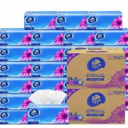 维达(Vinda)bobofeel抽取式面巾抽纸130抽V2239  6包/条单位：条