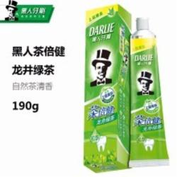黑人 茶倍健龙井绿茶牙膏 190g
