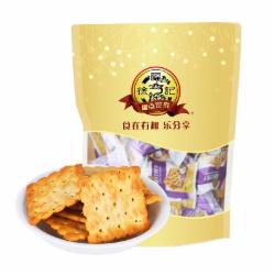 徐福记 梳打饼干 椒盐味 营养早餐休闲零食下午茶点心400g