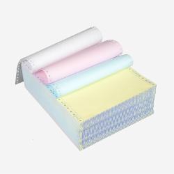 永图 电脑打印纸 241*279 三彩(白红黄)二分 800页 撕边