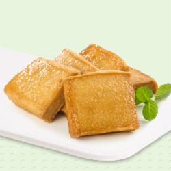 良品铺子即食鱼豆腐 香辣豆腐干小吃豆干零食鱼肉干肉脯类休闲食品烧烤味168g