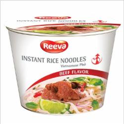 reeva阮婆婆即食牛肉味河粉方便河粉70g*12盒/箱
