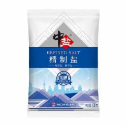 中盐加碘精制盐500g/包