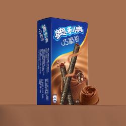 奥利奥（Oreo） 巧脆卷 巧克力零食蛋卷威化饼干55g