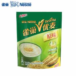 雀巢(Nestle)优麦原味麦片20包即食谷物早餐冲饮营养燕麦片500g袋装