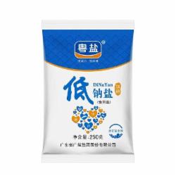 粤盐加碘低钠食用盐250g/包