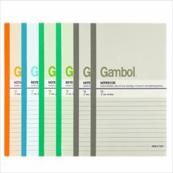 国誉KOKUYO Gambol渡边无线装订本7mm记事本子软面抄a5/练习本