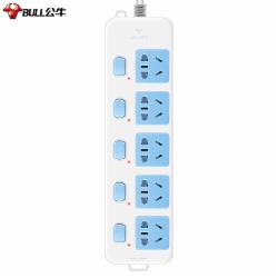 公牛BULLGN-316 五位五开排插 1.8米